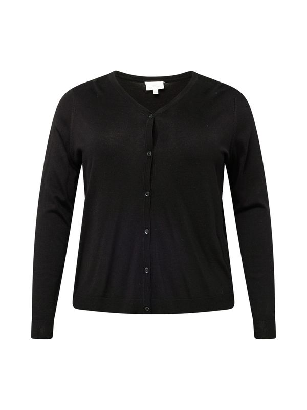 ONLY Carmakoma ONLY Carmakoma Плетена жилетка 'NEW LADY'  черно