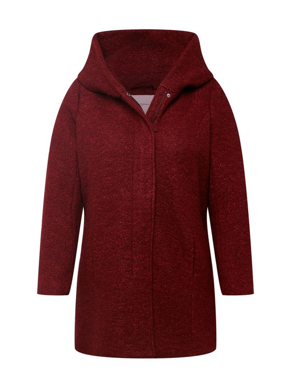 ONLY Carmakoma ONLY Carmakoma Преходно палто 'SEDONA'  винено червено