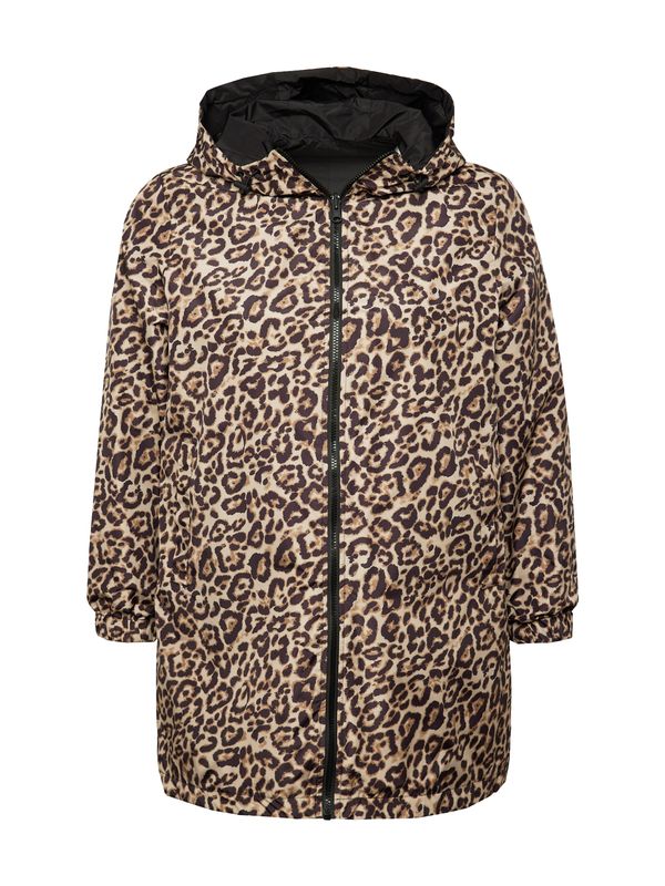 ONLY Carmakoma ONLY Carmakoma Преходно яке 'FRY'  бежово / кафяво / черно