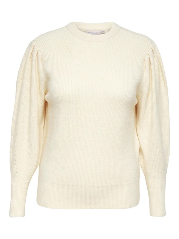 ONLY Carmakoma ONLY Carmakoma Пуловер 'Fia Katia'  кремаво