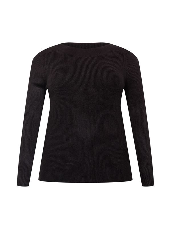 ONLY Carmakoma ONLY Carmakoma Пуловер 'Melinna'  черно