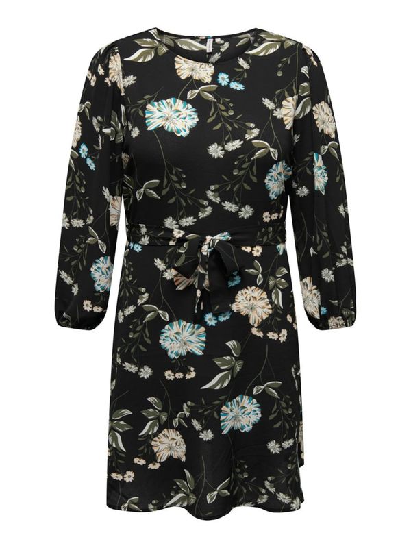 ONLY Carmakoma ONLY Carmakoma Рокля  бежово / зелено / черно