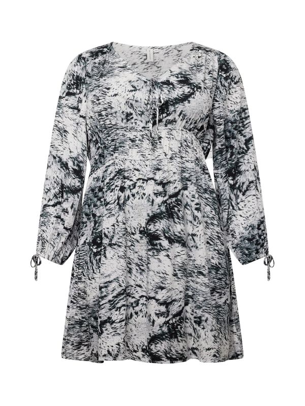 ONLY Carmakoma ONLY Carmakoma Рокля 'CARSNICKA'  черно / мръсно бяло