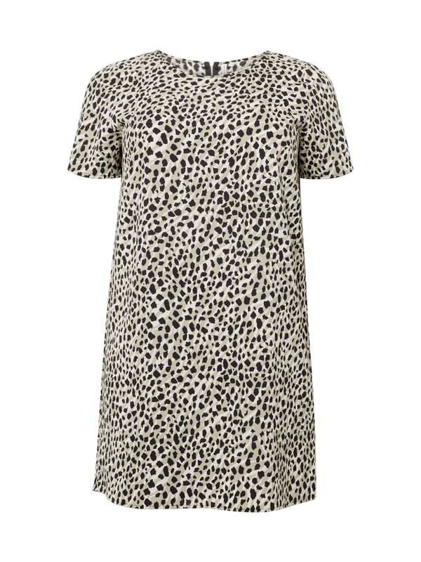 ONLY Carmakoma ONLY Carmakoma Рокля  каки / черно / бяло