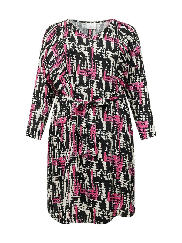 ONLY Carmakoma ONLY Carmakoma Рокля 'MARGOT'  светлобежово / базалтово синьо / светлорозово / черно