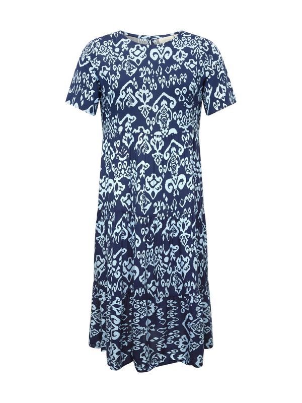 ONLY Carmakoma ONLY Carmakoma Рокля 'MARRAKESH'  светлосиньо / тъмносиньо