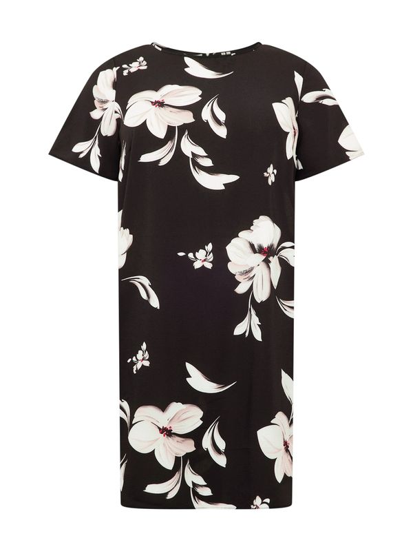 ONLY Carmakoma ONLY Carmakoma Рокля  розе / червена боровинка / черно / бяло