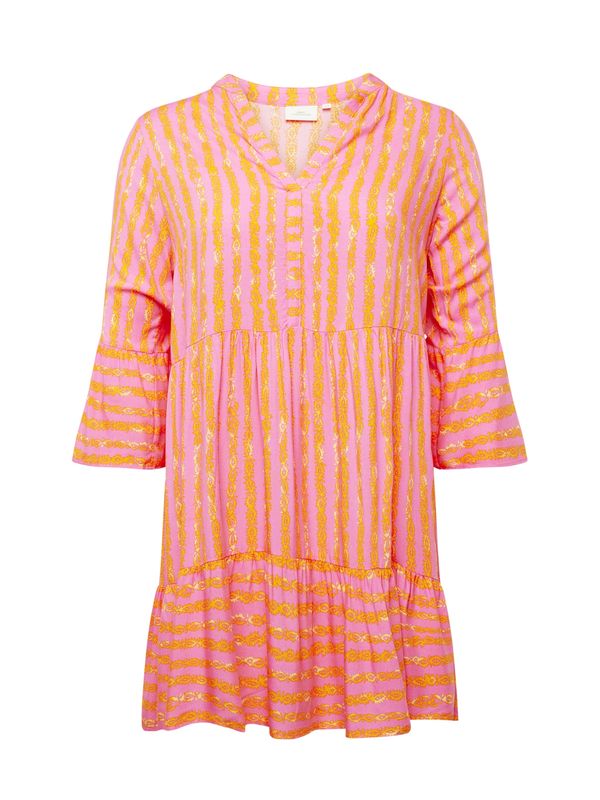 ONLY Carmakoma ONLY Carmakoma Рокля тип риза 'MARRAKESH'  злато / питая