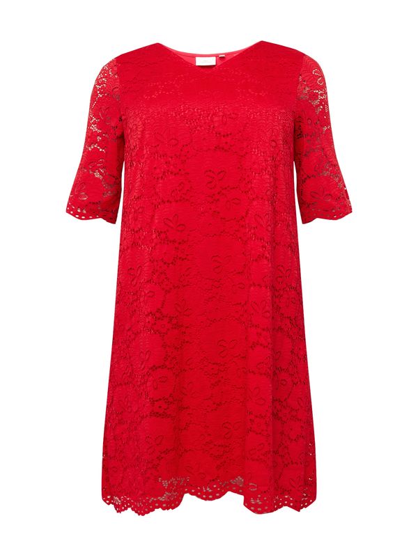 ONLY Carmakoma ONLY Carmakoma Рокля за коктейл 'SUMMER'  червено