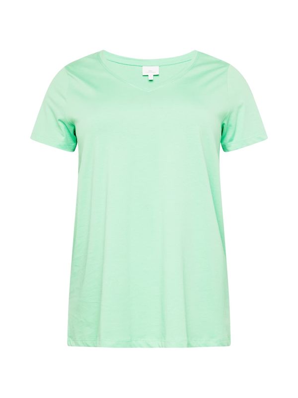 ONLY Carmakoma ONLY Carmakoma Тениска 'BONNIE'  светлозелено