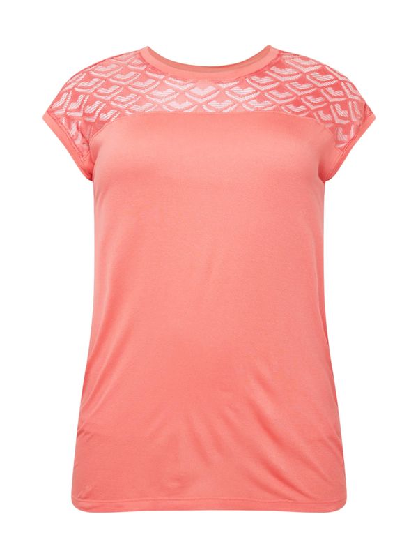 ONLY Carmakoma ONLY Carmakoma Тениска 'Flake'  розово