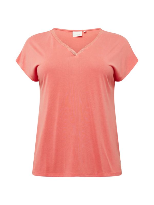 ONLY Carmakoma ONLY Carmakoma Тениска 'FREE LIFE'  злато / розово