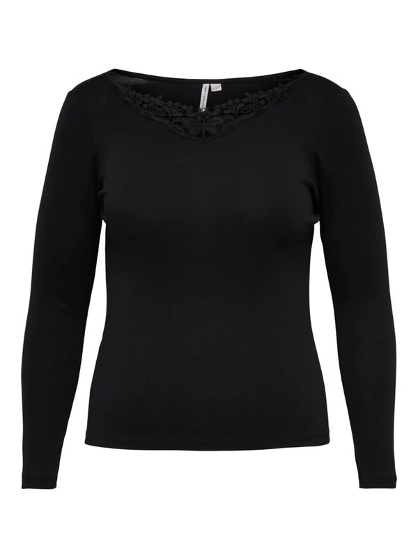 ONLY Carmakoma ONLY Carmakoma Тениска 'Kiraz'  черно