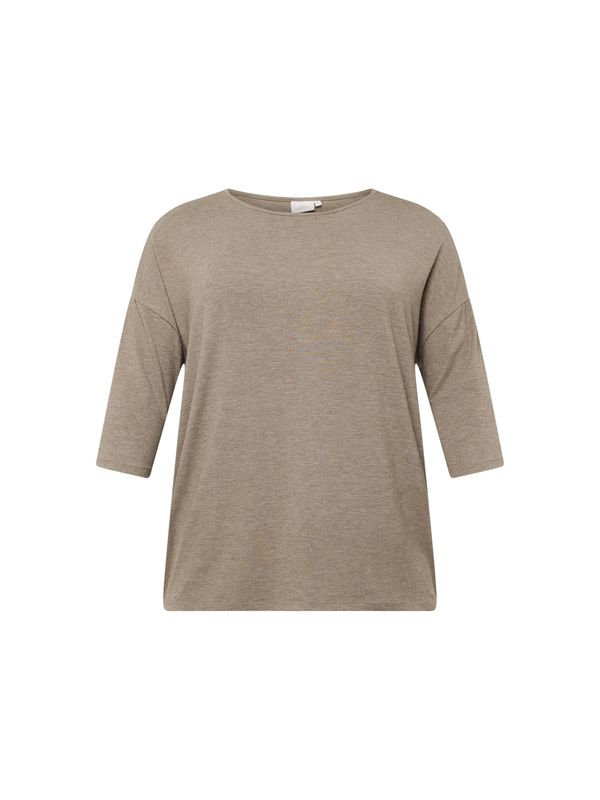 ONLY Carmakoma ONLY Carmakoma Тениска 'Lamour'  кафяв меланж