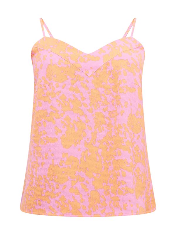 ONLY Carmakoma ONLY Carmakoma Топ 'LUX'  светлооранжево / еосин