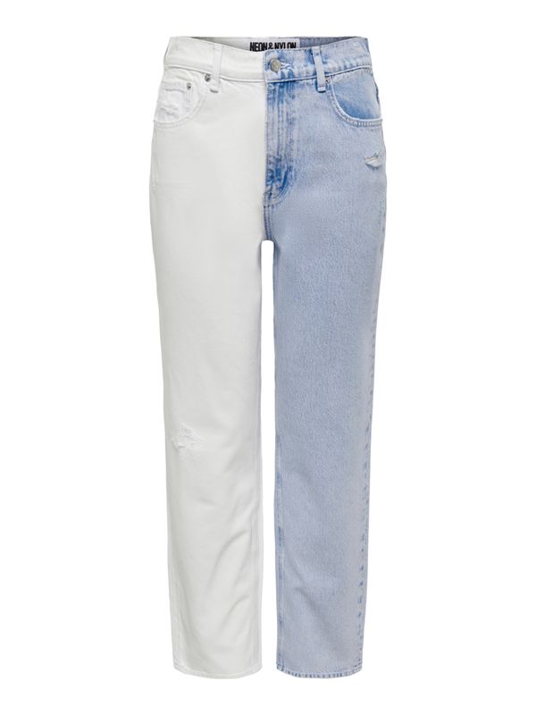 ONLY ONLY Дънки 'Robyn'  син деним / бяло