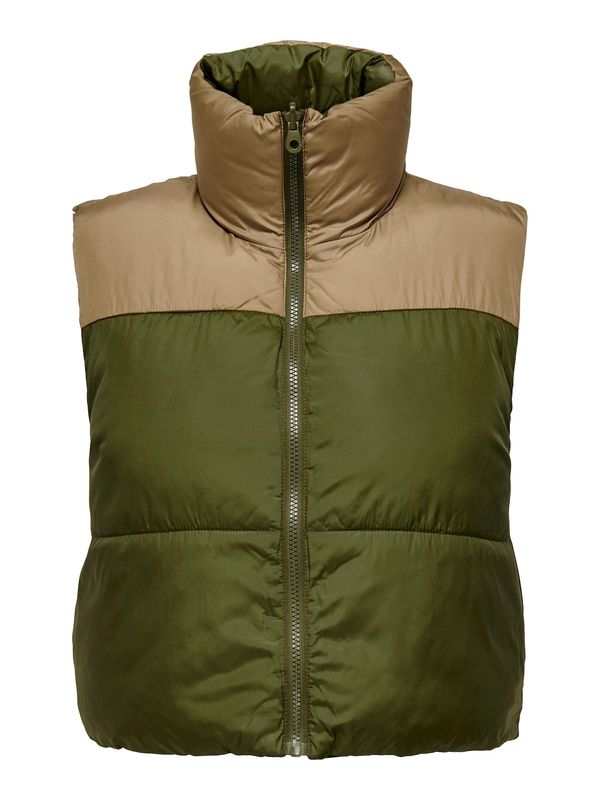 ONLY ONLY Елек 'Ricky'  светлокафяво / каки