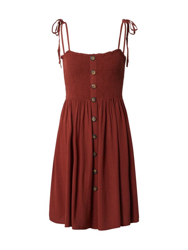 ONLY ONLY Лятна рокля 'ANNIKA'  ръждиво кафяво / бронз