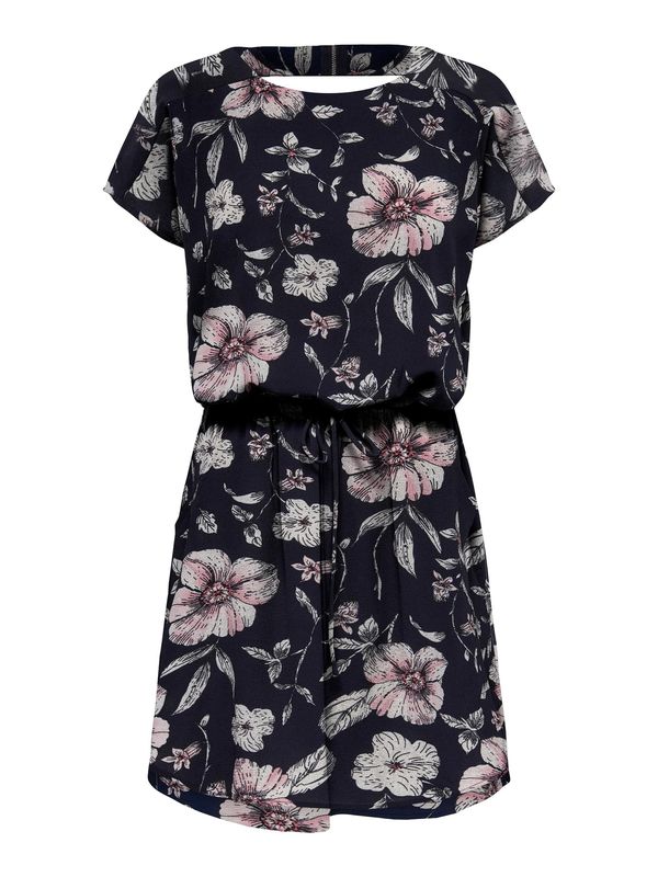 ONLY ONLY Лятна рокля 'Mariana Myrina'  нейви синьо / бледорозово / бяло