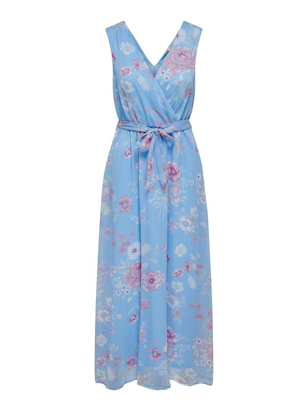 ONLY ONLY Лятна рокля 'Sofia'  кремаво / светлосиньо / розово / бяло