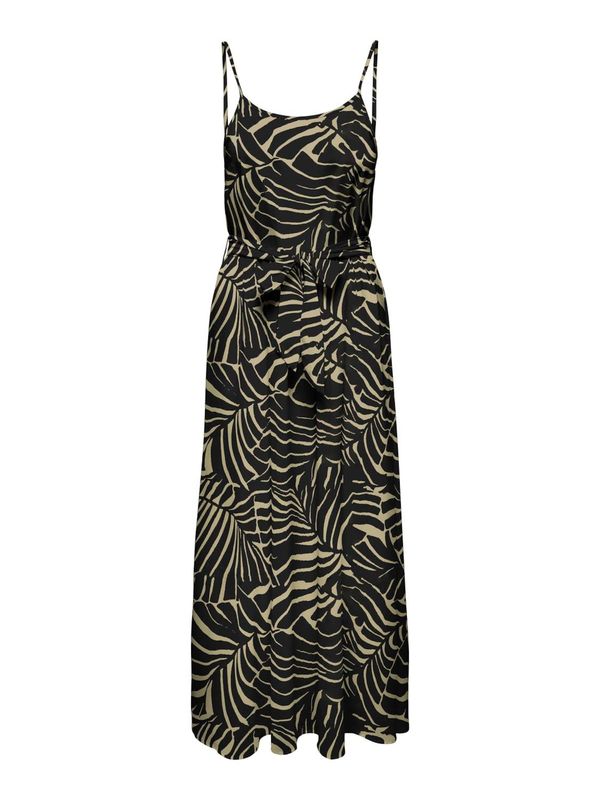 ONLY ONLY Лятна рокля 'STAR'  бежово / черно