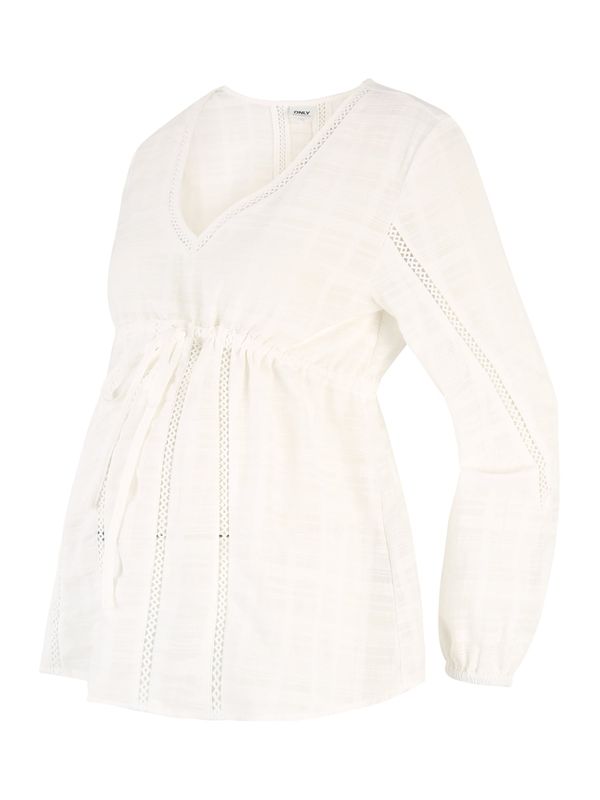 Only Maternity Only Maternity Блуза 'LINEA'  бяло