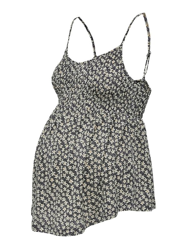 Only Maternity Only Maternity Топ 'Pella'  пастелно жълто / черно / бяло