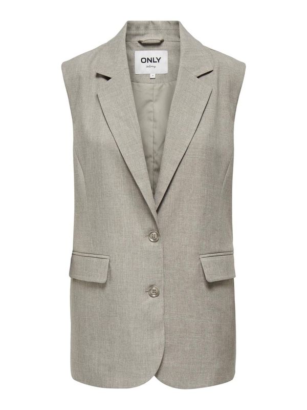 ONLY ONLY Мъжка елек за костюм 'LINDA'  сиво-бежово