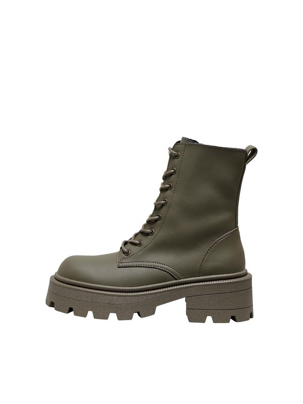 ONLY ONLY Ниски ботуши с връзки 'BANYU'  тъмнозелено