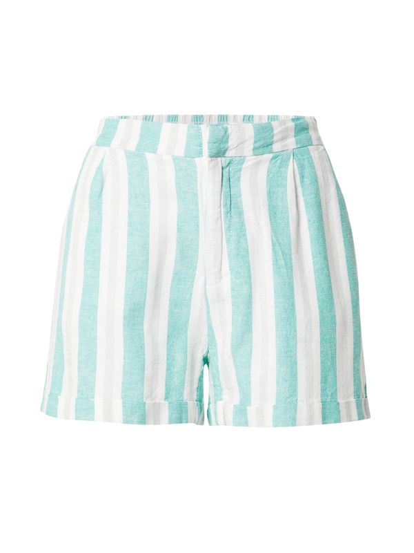 ONLY ONLY Панталон 'CARO'  мента / бяло