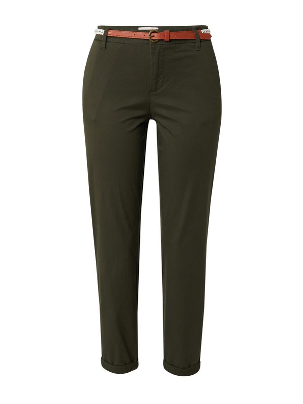 ONLY ONLY Панталон Chino 'Biana'  тъмнозелено
