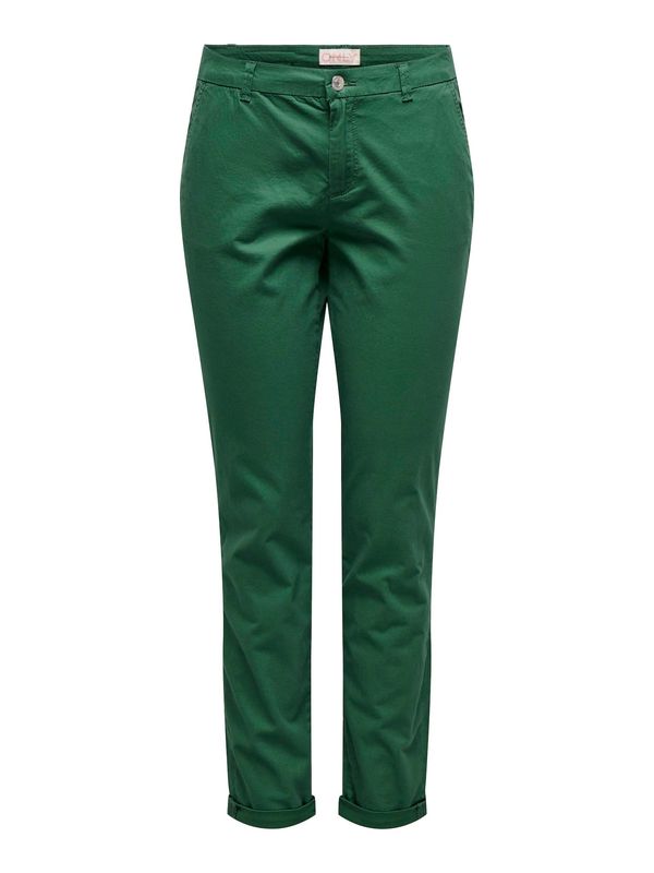 ONLY ONLY Панталон Chino 'PARIS'  тъмнозелено