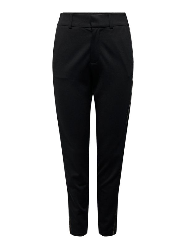 ONLY ONLY Панталон 'POPTRASH LIFE'  сребърно сиво / черно