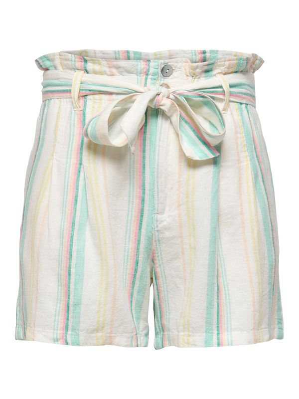 ONLY ONLY Панталон с набор  светложълто / мента / пепел от рози / бяло