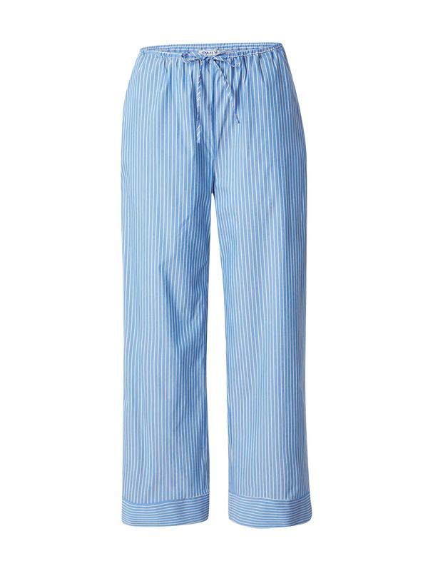 ONLY ONLY Панталон 'SALVI'  синьо / бяло