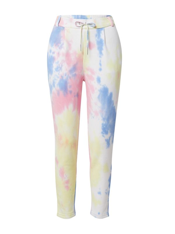 ONLY ONLY Панталон  синьо / жълто / бледорозово / бяло