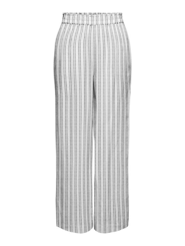 ONLY ONLY Панталон 'Tokyo'  тъмносиво / бяло