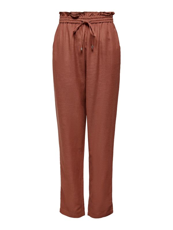 ONLY ONLY Панталон 'VIVA'  ръждиво червено
