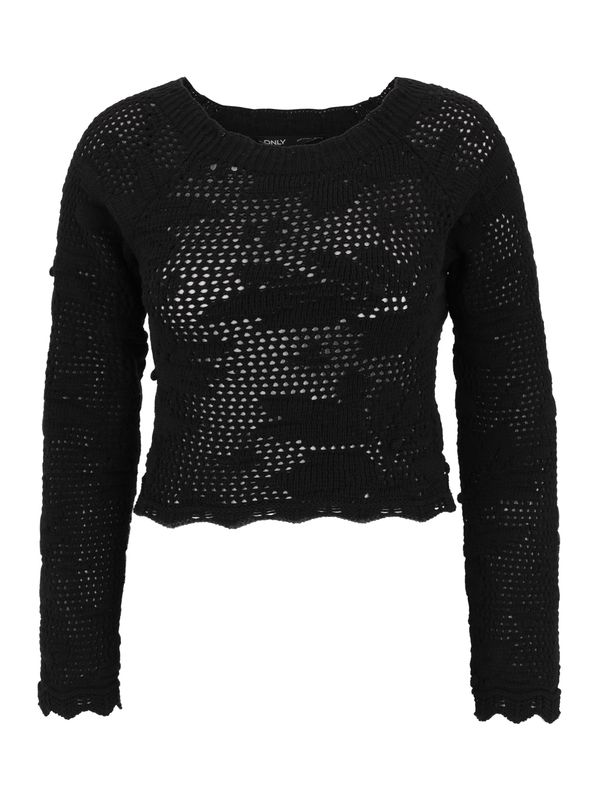 Only Petite Only Petite Пуловер 'CILLE LIFE'  черно
