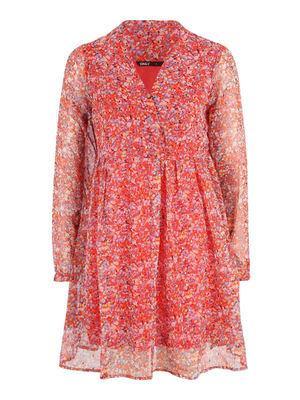 Only Petite Only Petite Рокля 'DALIDA'  небесносиньо / мед / бледорозово / светлочервено