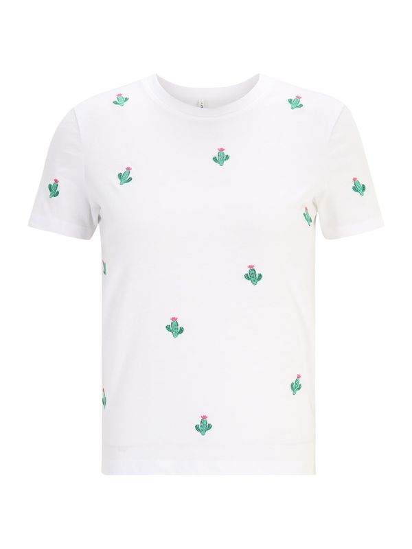 Only Petite Only Petite Тениска 'KETTY'  мента / розово / бяло