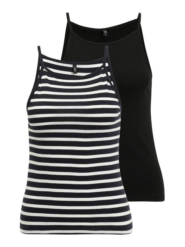 Only Petite Only Petite Топ 'MAY'  черно / бяло