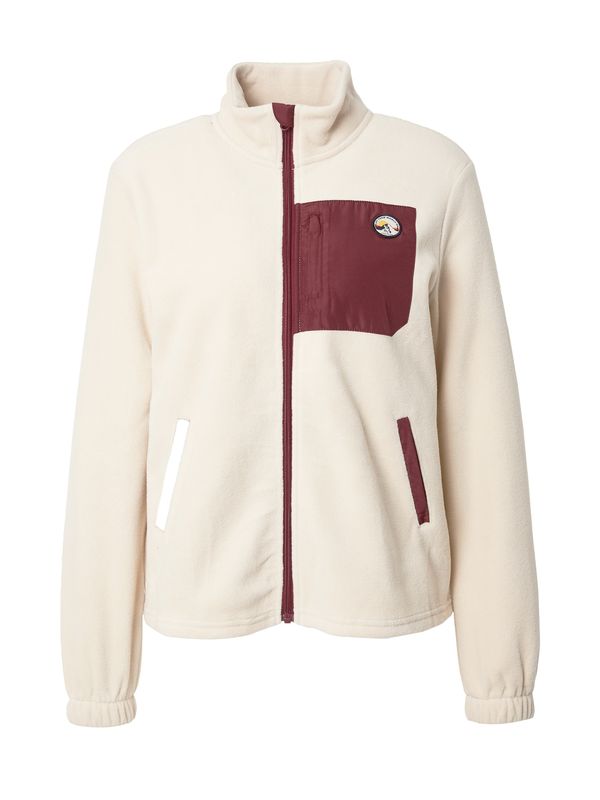 ONLY PLAY ONLY PLAY Функционално поларено яке 'Safe'  кремаво / бургундово червено / черно