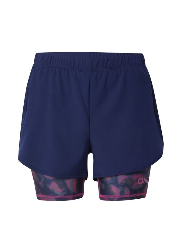 ONLY PLAY ONLY PLAY Спортен панталон 'JOS'  морскосиньо / сиво / розово