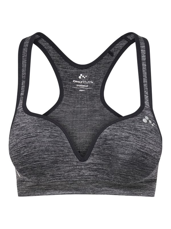 ONLY PLAY ONLY PLAY Спортен сутиен 'Martine'  антрацитно черно / черно