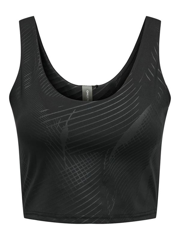 ONLY PLAY ONLY PLAY Спортен топ  сиво / черно