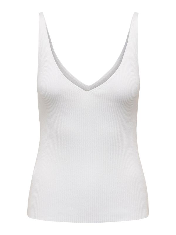 ONLY ONLY Плетен топ 'Ella'  бяло