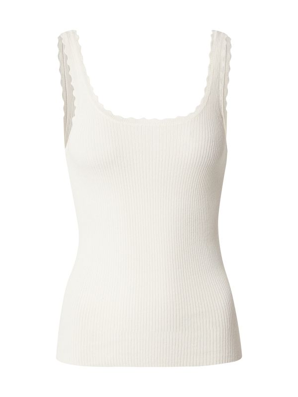 ONLY ONLY Плетен топ 'GEMMA'  мръсно бяло