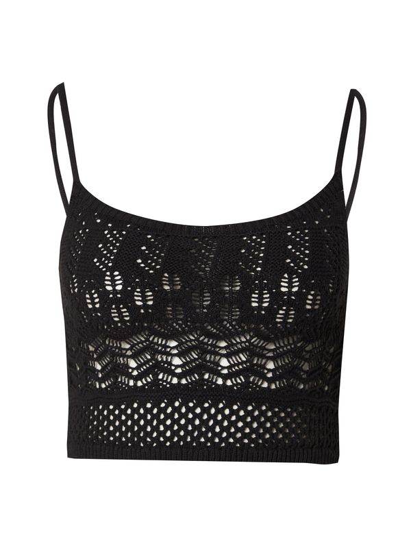 ONLY ONLY Плетен топ 'MAURA'  черно