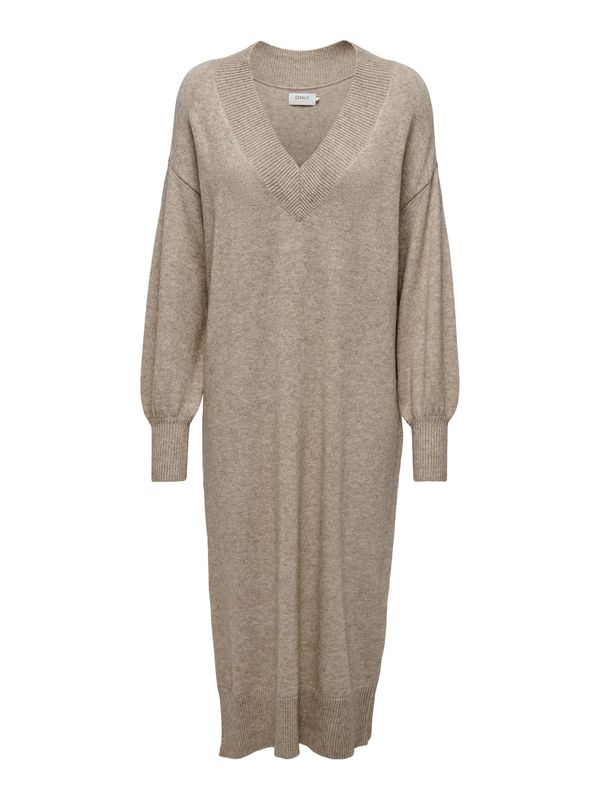 ONLY ONLY Плетена рокля 'FIA'  таупе сиво